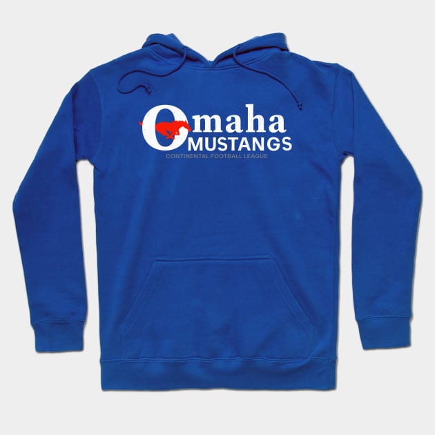 Defunct Omaha Mustangs Football CFL 1968 Hoodie by LocalZonly